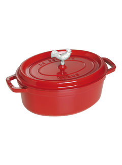 Staub Coq Au Vin 5.75 Quart, Cherry