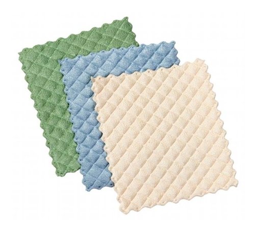 Envision Quilted Dish Cloths, 3 Pack