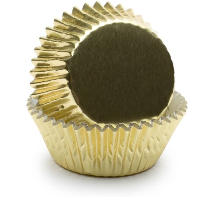 Fox Run Baking Cups, Gold Foil 32/CT Spoons N Spice