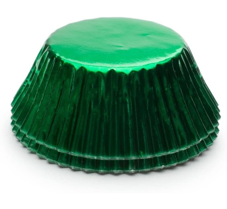 Baking Cups, Green Foil 32 Count