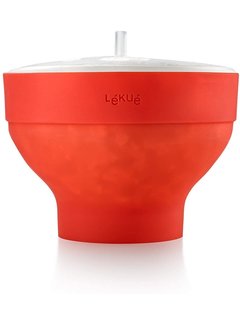 LeKue Popcorn Popper Red