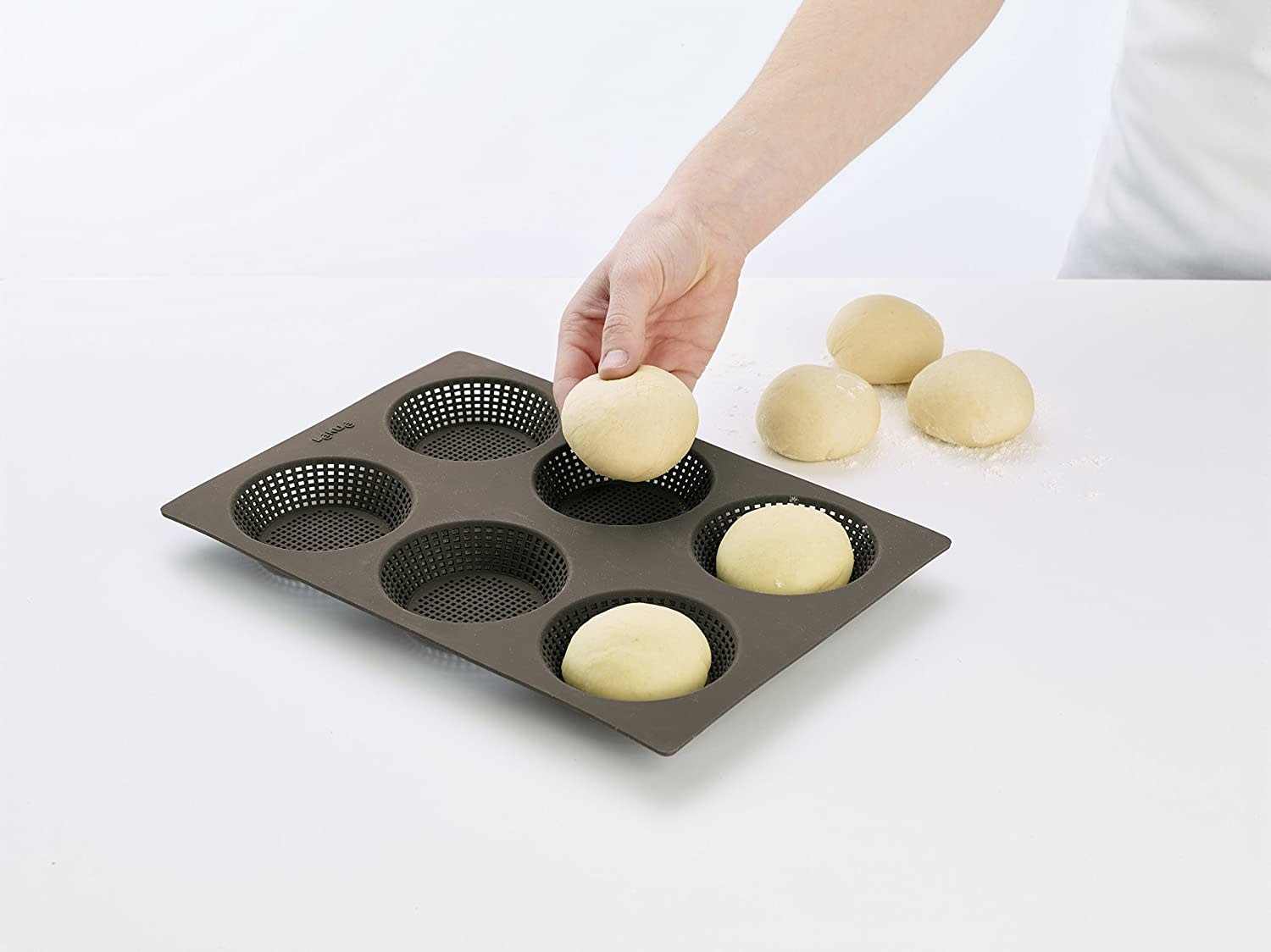LeKue Silicone Bread Roll Perforated Mold - Spoons N Spice