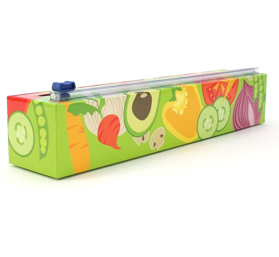 Plastic Wrap Dispenser - Veggies