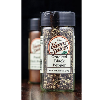 Vanns Spices Black Pepper, Cracked