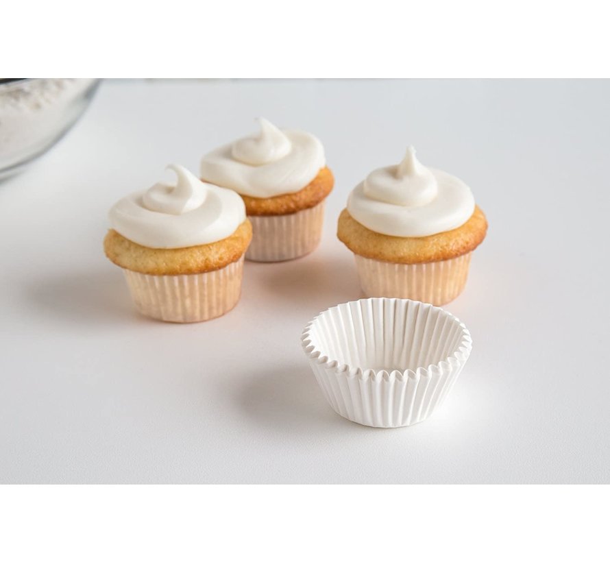 Mini Bake Cup, White 75 Count
