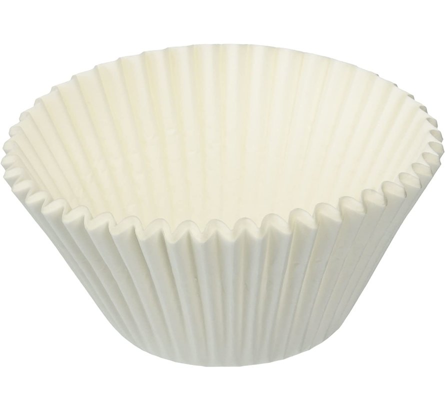 Texas Size Bake Cups, White, 24 Count