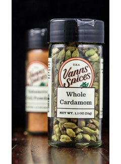 Vanns Spices Cardamom, Whole Green