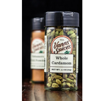 Vanns Spices Cardamom, Whole Green