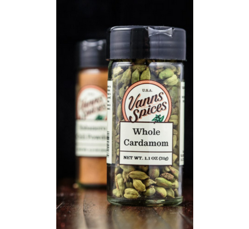 Vanns Spices Cardamom, Whole Green