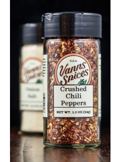 Vanns Spices Chili Peppers, Crushed