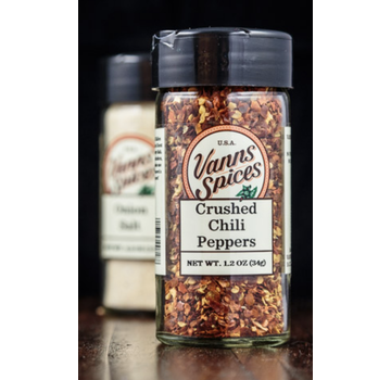 Vanns Spices Chili Peppers, Crushed