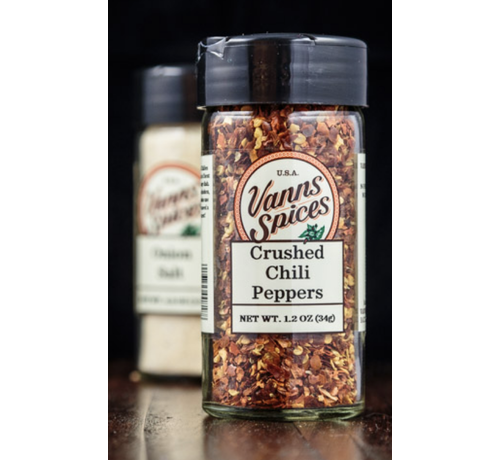 Vanns Spices Chili Peppers, Crushed