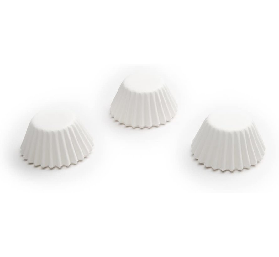 White Paper Petit-Four Baking Cups - 100 count