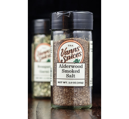 Vanns Spices Salt, Alderwood Smoked - Fine