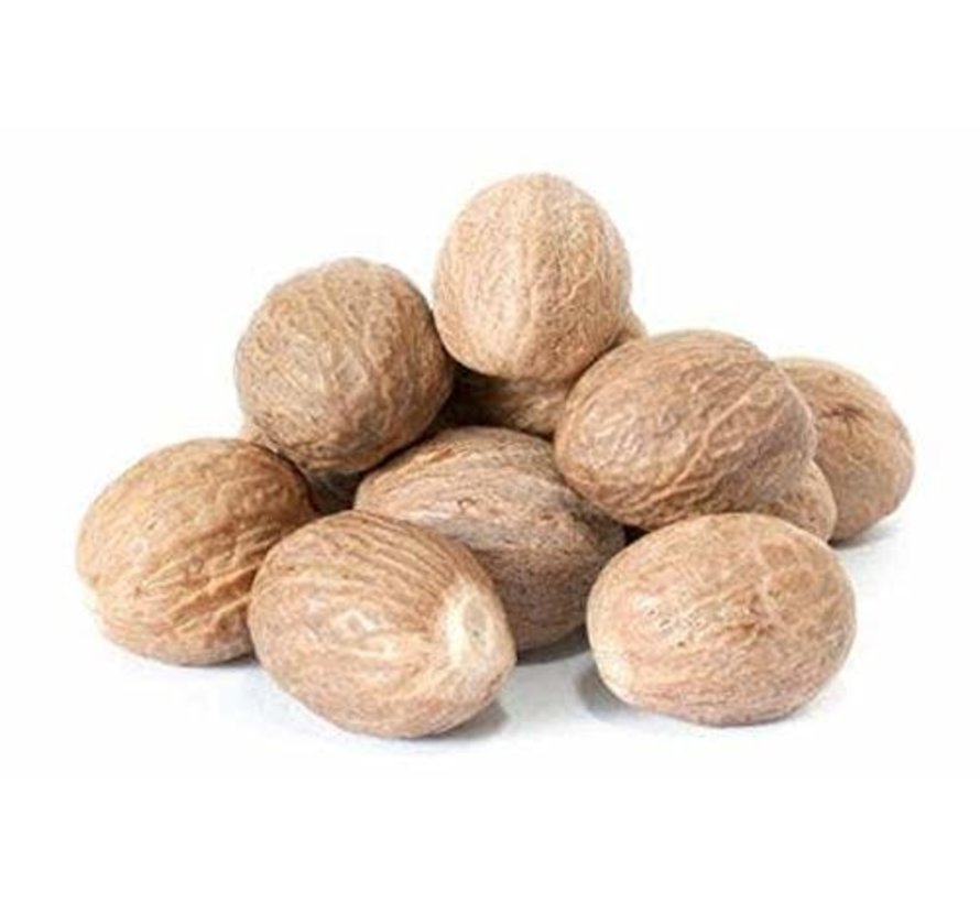 How much does a whole nutmeg weigh