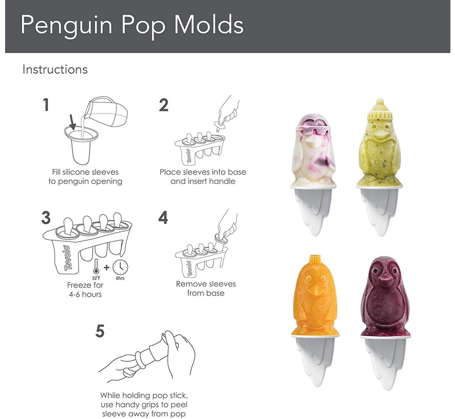 Penguin Pop Molds