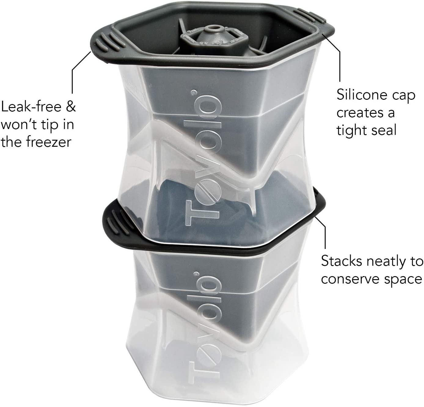 Tovolo Colossal Cube Ice Molds (Set of 2) - Spoons N Spice