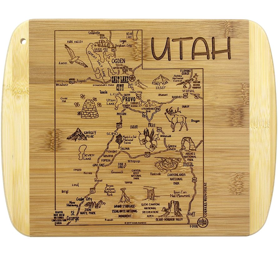 Slice of Life Utah Cutting Board
