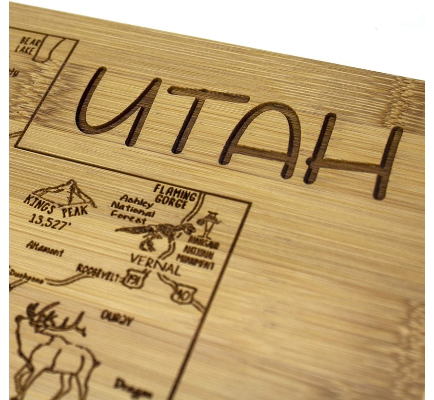 Slice of Life Utah Cutting Board