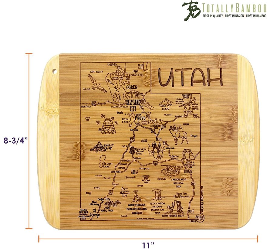 Slice of Life Utah Cutting Board