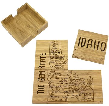 Totally Bamboo Idaho Puzzle Coaster