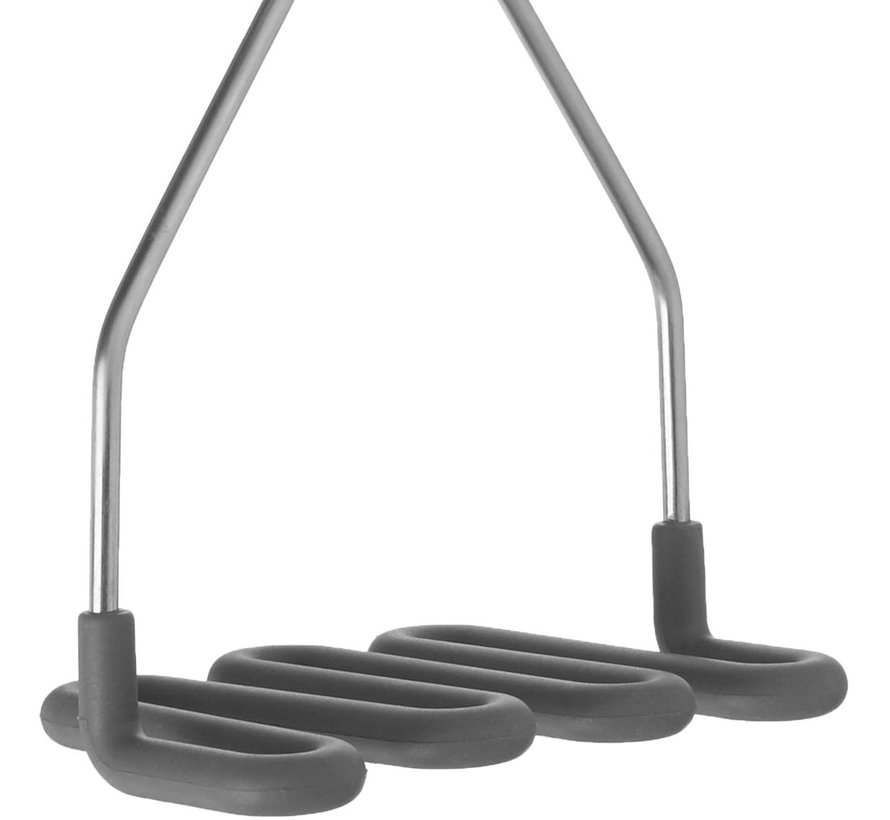 Tovolo Silicone Potato Masher Charcoal Spoons N Spice