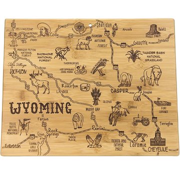 Totally Bamboo Destination Wyoming Cutting Board