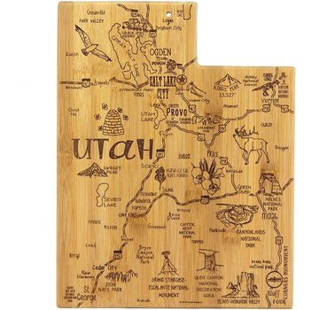 Totally Bamboo Destination Utah Cutting Board