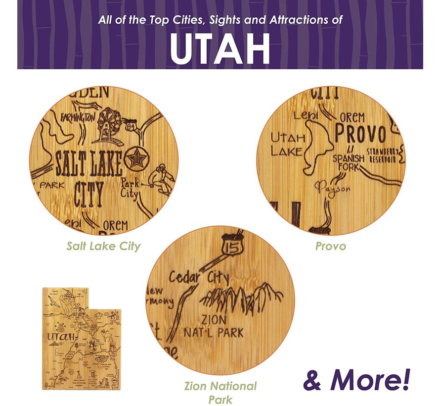 Destination Utah Cutting Board