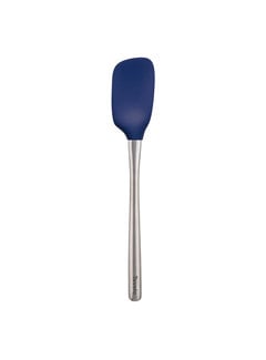 Tovolo Flex-Core Stainless Steel Handled Spoonula - Deep Indigo