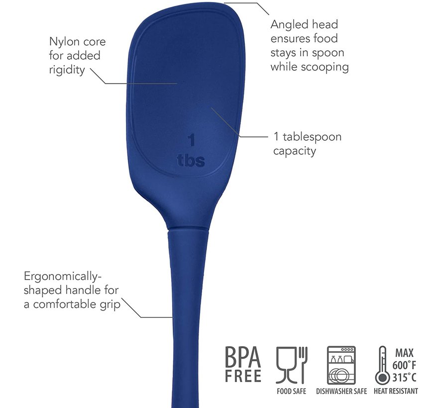 Flex-Core Silicone Deep Spoon - Deep Indigo
