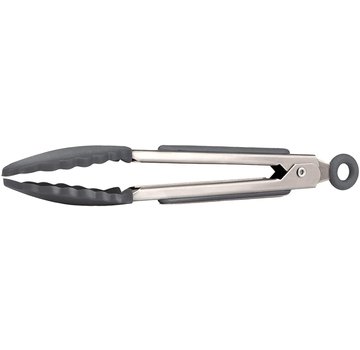 Tovolo Mini Silicone Tongs - Charcoal