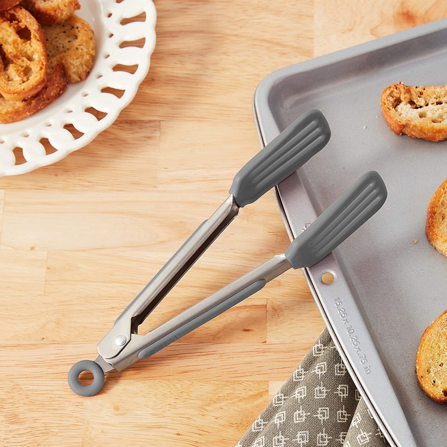 Tovolo Mini Turner Tongs Charcoal Spoons N Spice