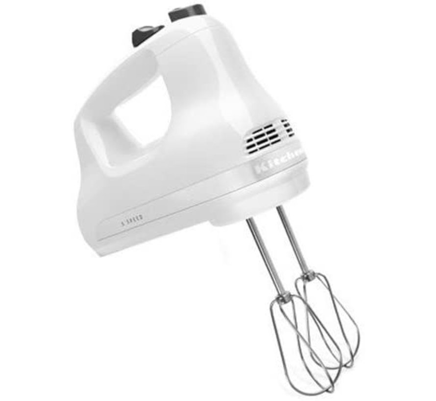 KitchenAid 5-Speed Ultra Power Hand Mixer - White Spoons N Spice