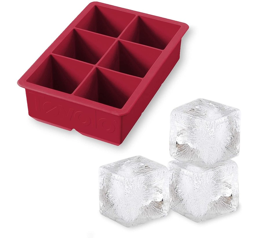 King Cube Ice Tray - Cayenne