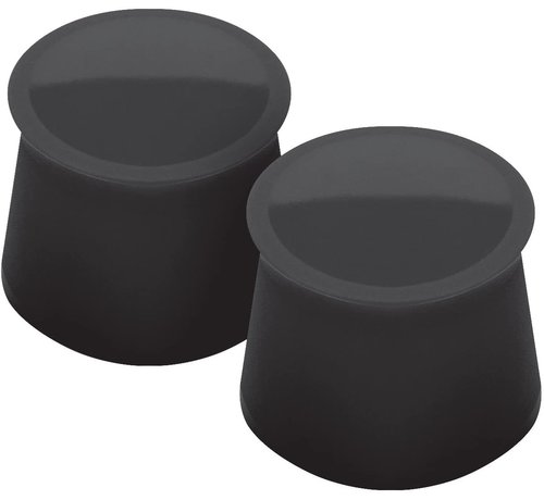 Tovolo Silicone Wine Caps - Charcoal (Set of 2)