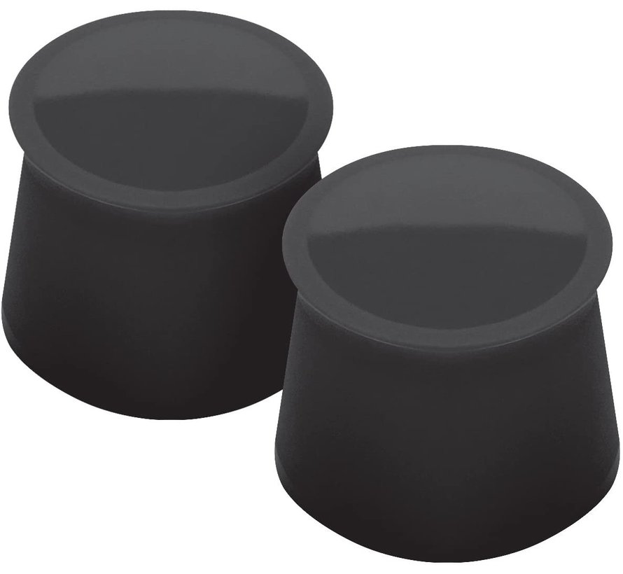 Silicone Wine Caps - Charcoal (Set of 2)