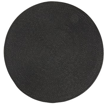 Now Designs Black Disko Placemat