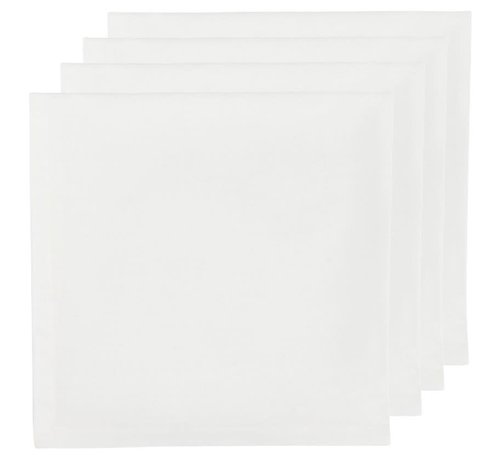Now Designs Renew Solid White 4 Napkin Set