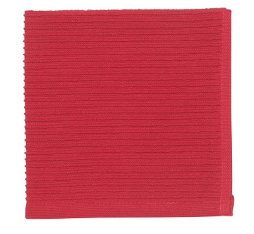 Red Ripple Dish Cloth - Set of 2