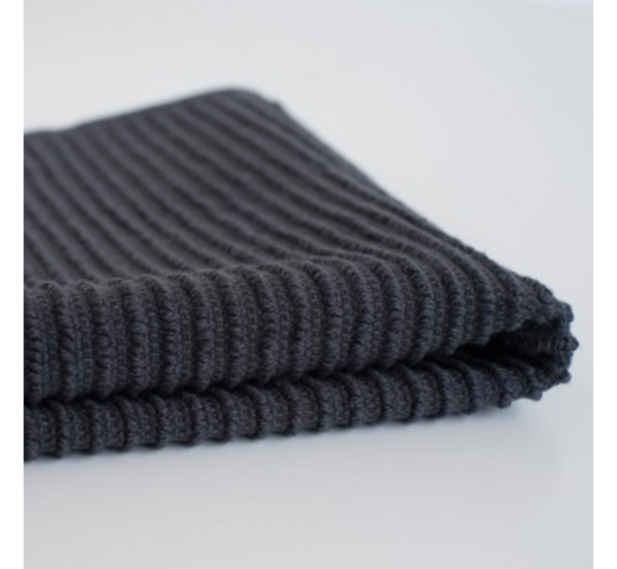 Black Ripple Dish Cloth - Set of 2