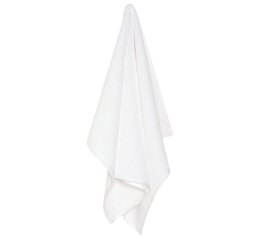 White Ripple Kitchen Towel
