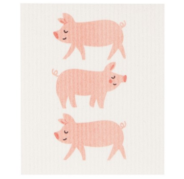 Now Designs Penny Pig Swedish Dishcloth