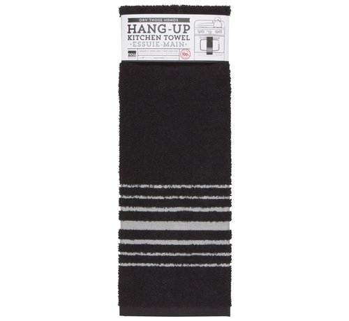 Now Designs Black Hang-up Towel