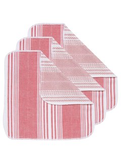 Now Designs Red Scrub-It Dishcloths - Set of 3