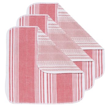 Now Designs Red Scrub-It Dishcloths - Set of 3