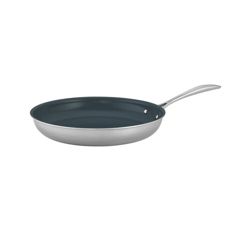 Zwilling Cookware Clad CFX 12" SS Ceramic Non Stick Fry Pan