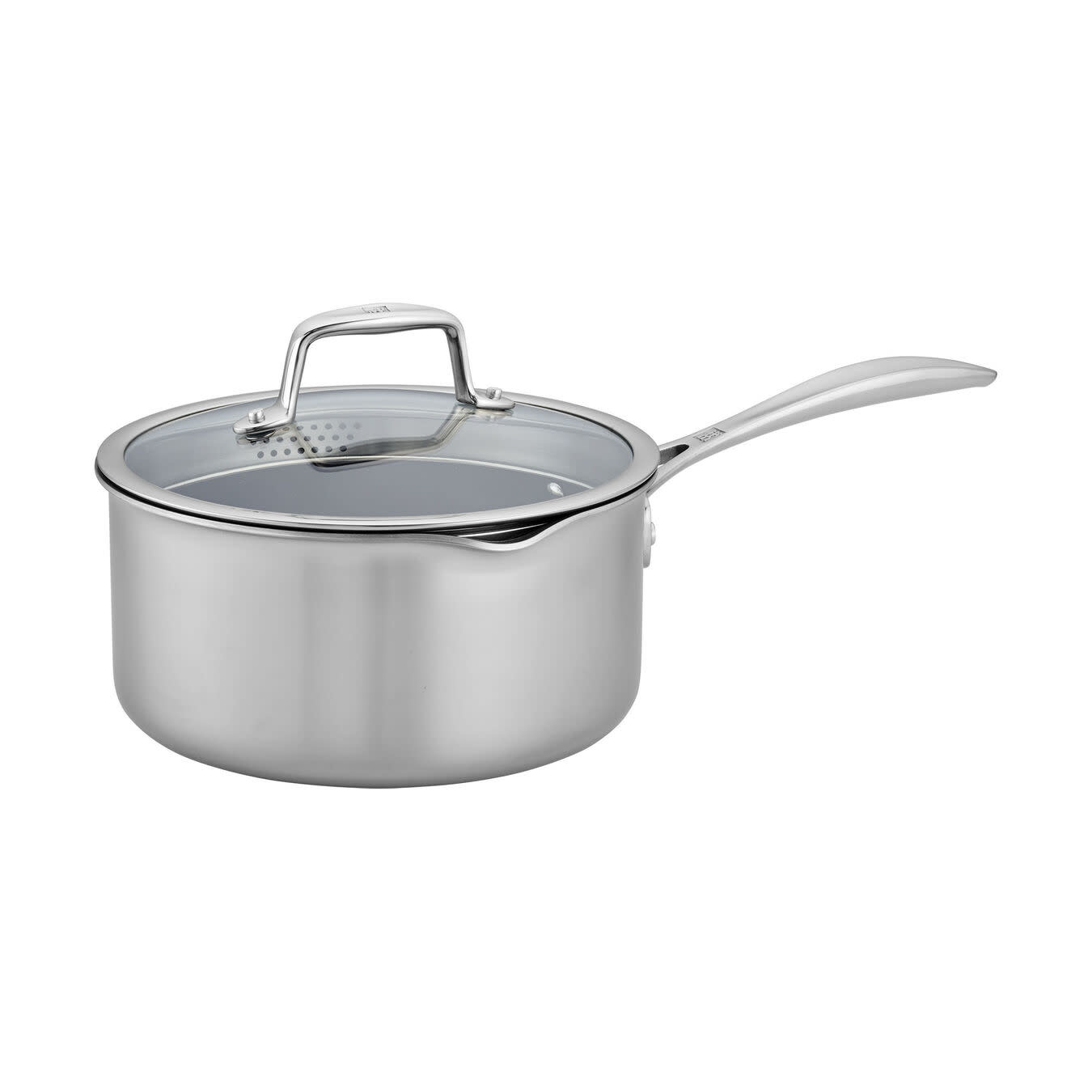 Zwilling Clad CFX 3 qt SS Nonstick Sauce Pan - Spoons N Spice