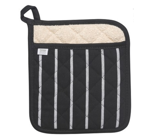 Now Designs Black Chef Stripe Superior Potholder