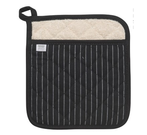 Now Designs Black Pinstripe Superior Potholder